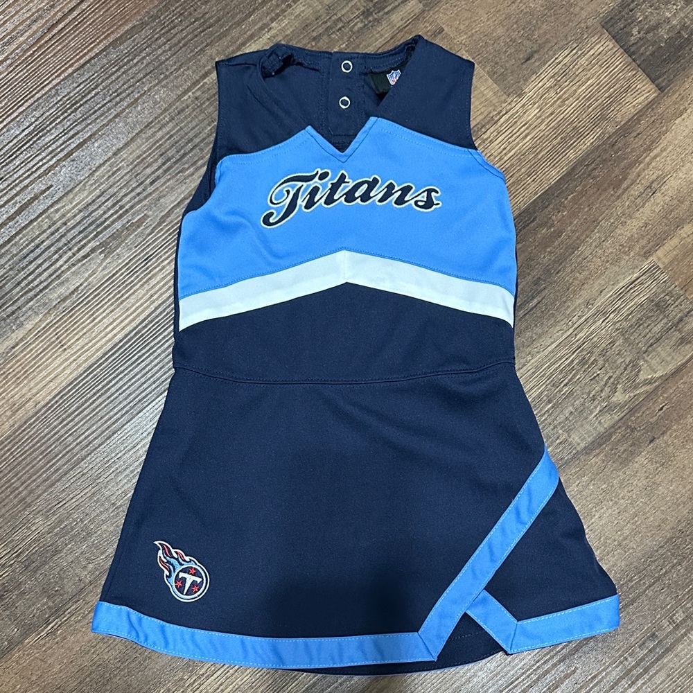 NFL Kids Titans Navy and Light Blue Dress